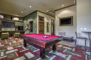 One Bedroom Apartments for rent in San Antonio, TX - Clubhouse Interior Pool Table 